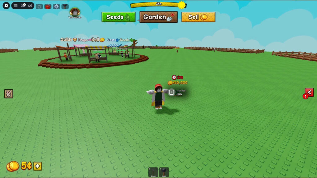 Roblox - Como pegar o guaxinim em Grow a Garden 2
