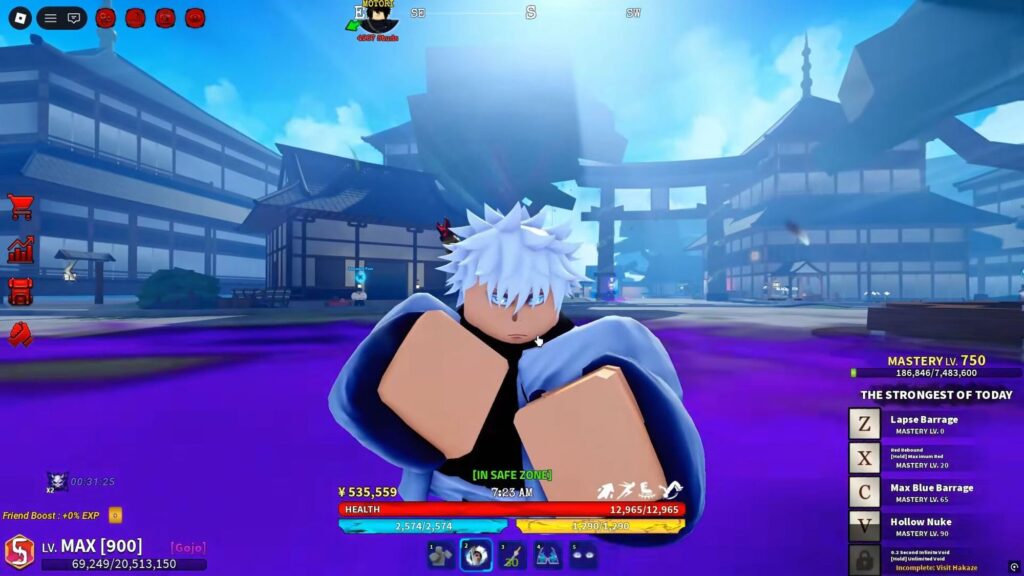 Roblox – Como desbloquear e usar Gojo v2 em Kaizen