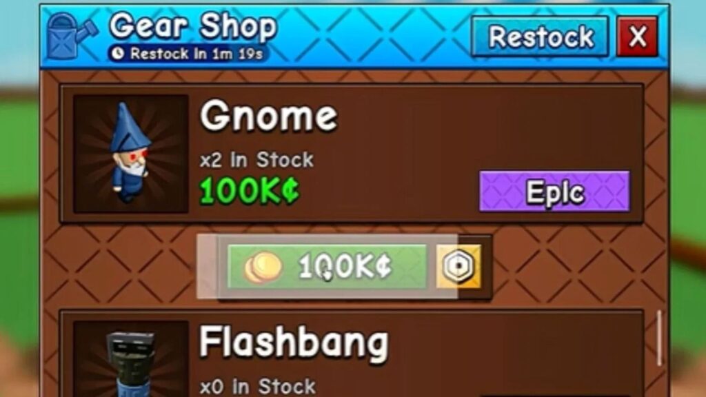 Roblox - O que faz o Gnomo em Grow a Garden 2