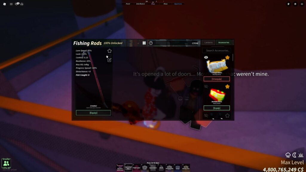 Roblox - Como Conseguir a Vara Pé de Cabra em Fisch