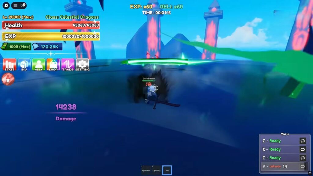 Roblox - Como conseguir o Super Bacon em Rock Fruit