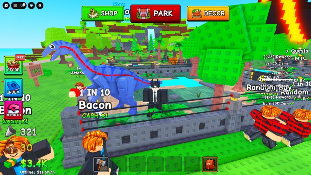 Roblox – Códigos de My Dino Park (julho 2026)
