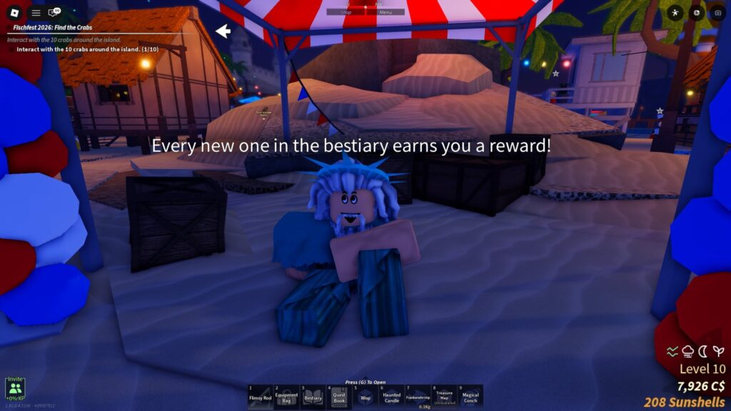 Roblox - Como pegar a Vara Linha da Liberdade em Fisch