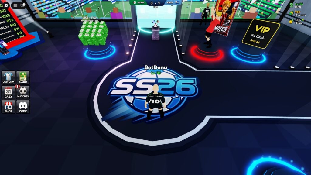 Roblox – Códigos de Soccer Stars 26 (julho 2026)