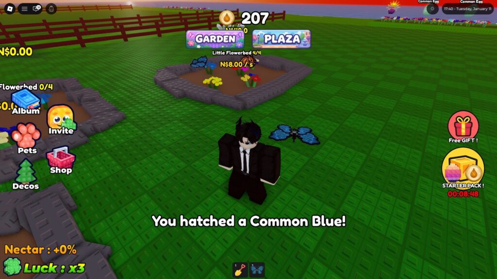 Roblox – Códigos de Build Your Butterfly Garden (julho 2026)