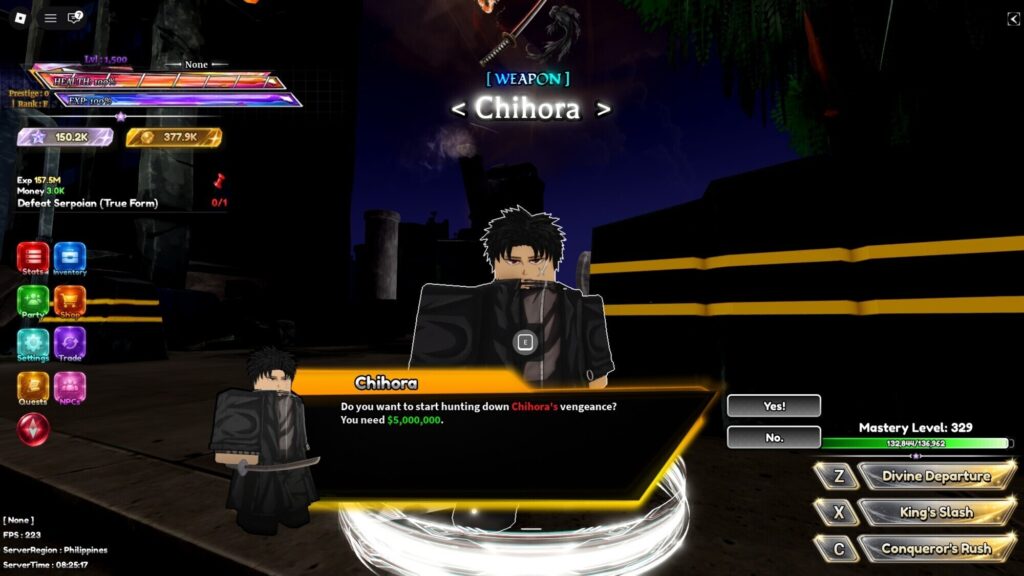 Roblox - Como pegar Chihiro em Legacy Piece
