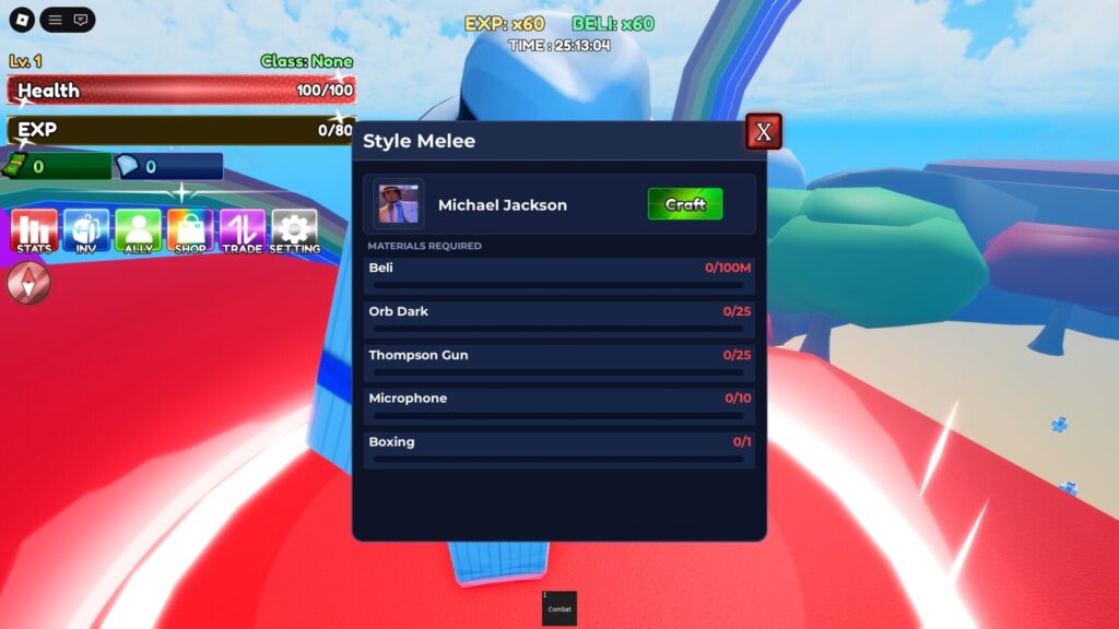 Roblox - Como desbloquear Michael Jackson em Rock Fruit