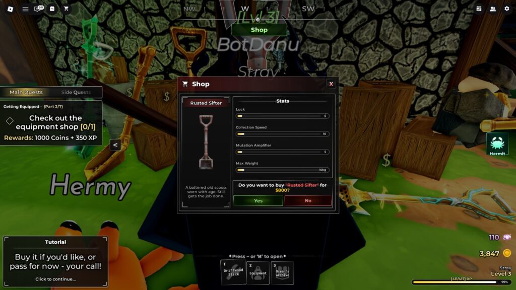Roblox - Todas as ferramentas em Shells