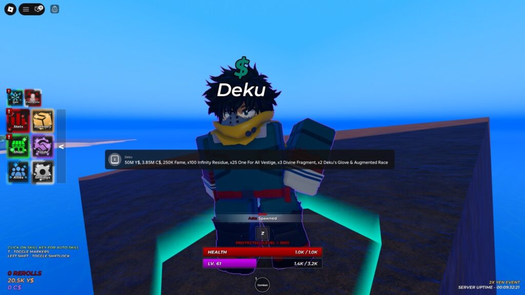 Roblox - Como conseguir Deku em Reign Piece