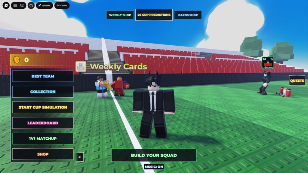 Roblox – Códigos de Manage a Soccer Squad (julho 2026)