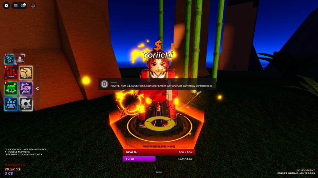 Roblox - Como pegar o Yoriichi em Reign Piece