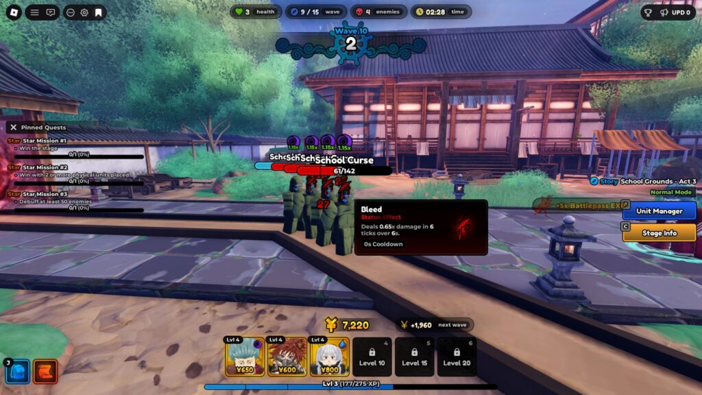 Roblox - Todos os efeitos de status em Anime Expeditions
