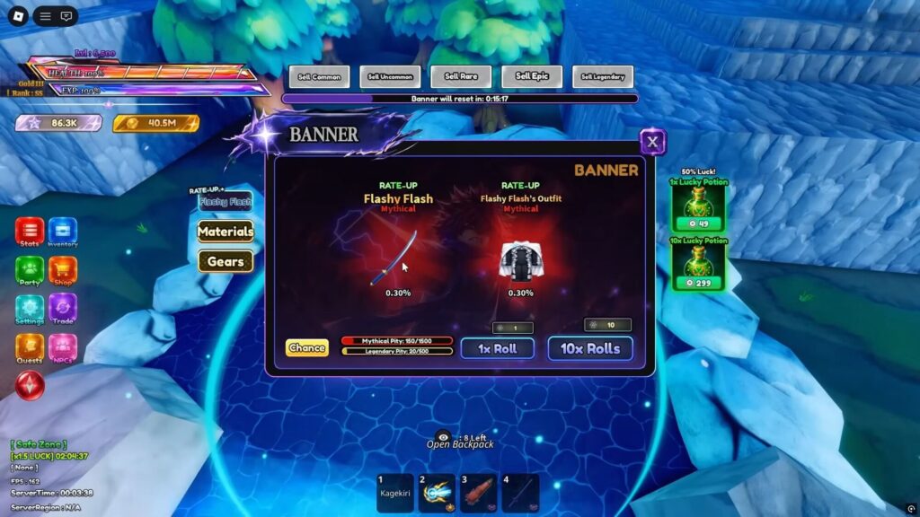 Roblox - Como conseguir Flashy Flash em Legacy Piece