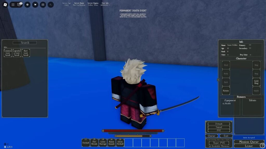 Roblox – Todos os Equipamentos em Wagarashi Reborn