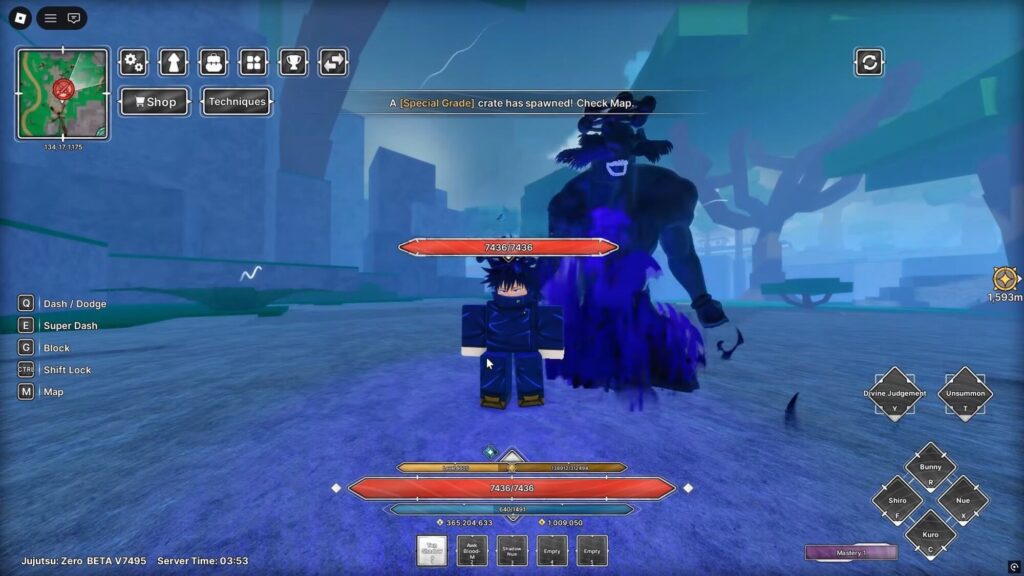 Roblox – Como Conseguir os Dez Sombras em Jujutsu Zero