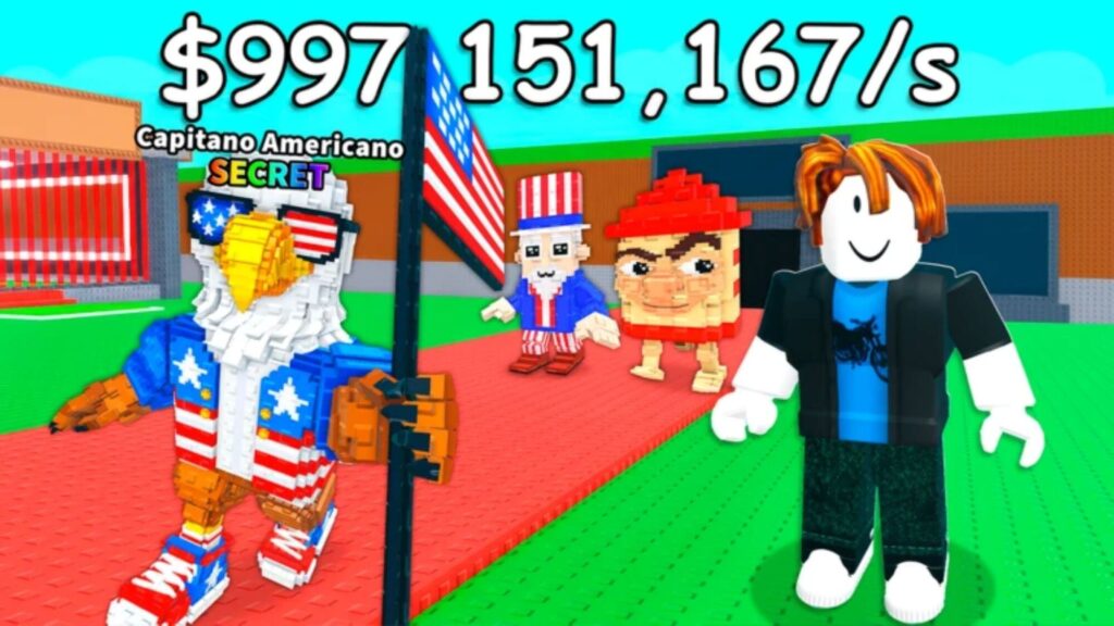 Roblox - Como desbloquear Capitano Americano em Steal a Brainrot