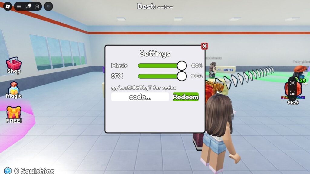 Roblox - Códigos de Clean the Squishies (julho 2026)