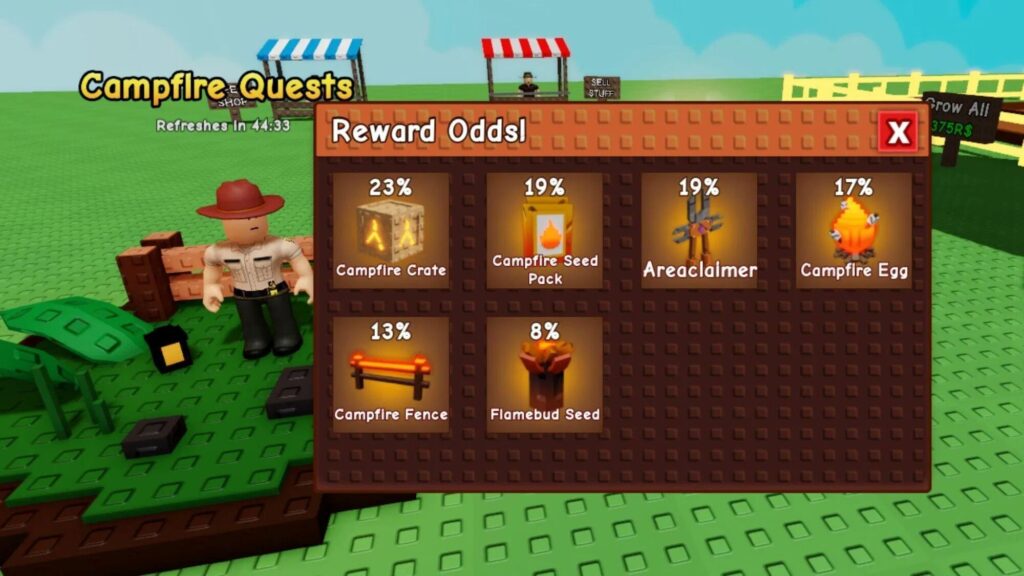Roblox - Como conseguir a Semente de Flor de Fogo em Grow a Garden
