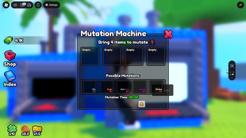 Roblox - Guia da Máquina de Mutação em Throw a Coin