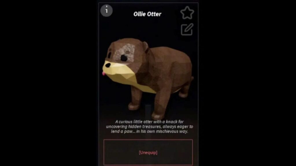 Roblox - Como conseguir e usar Ollie a Lontra em Fisch