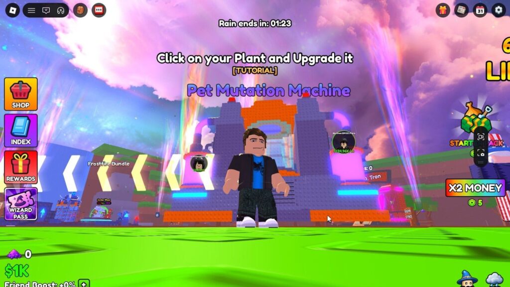 Roblox - Como usar a Máquina de Mutação de Pets em Build a Ring Farm