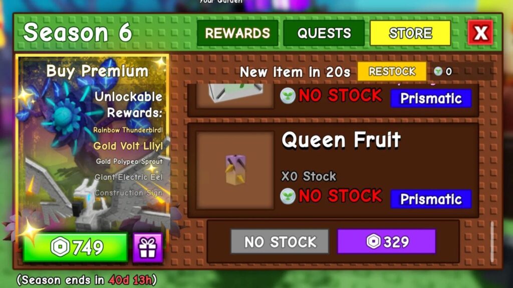 Roblox - Como conseguir a Fruta Rainha em Grow a Garden
