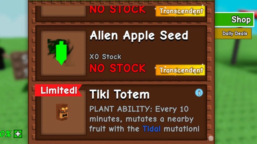 Roblox - Como conseguir e usar o Totem Tiki em Grow a Garden